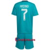 Virallinen Fanipaita + Shortsit Real Madrid Eden Hazard 7 Kolmas Pelipaita 2021-22 - Lasten
